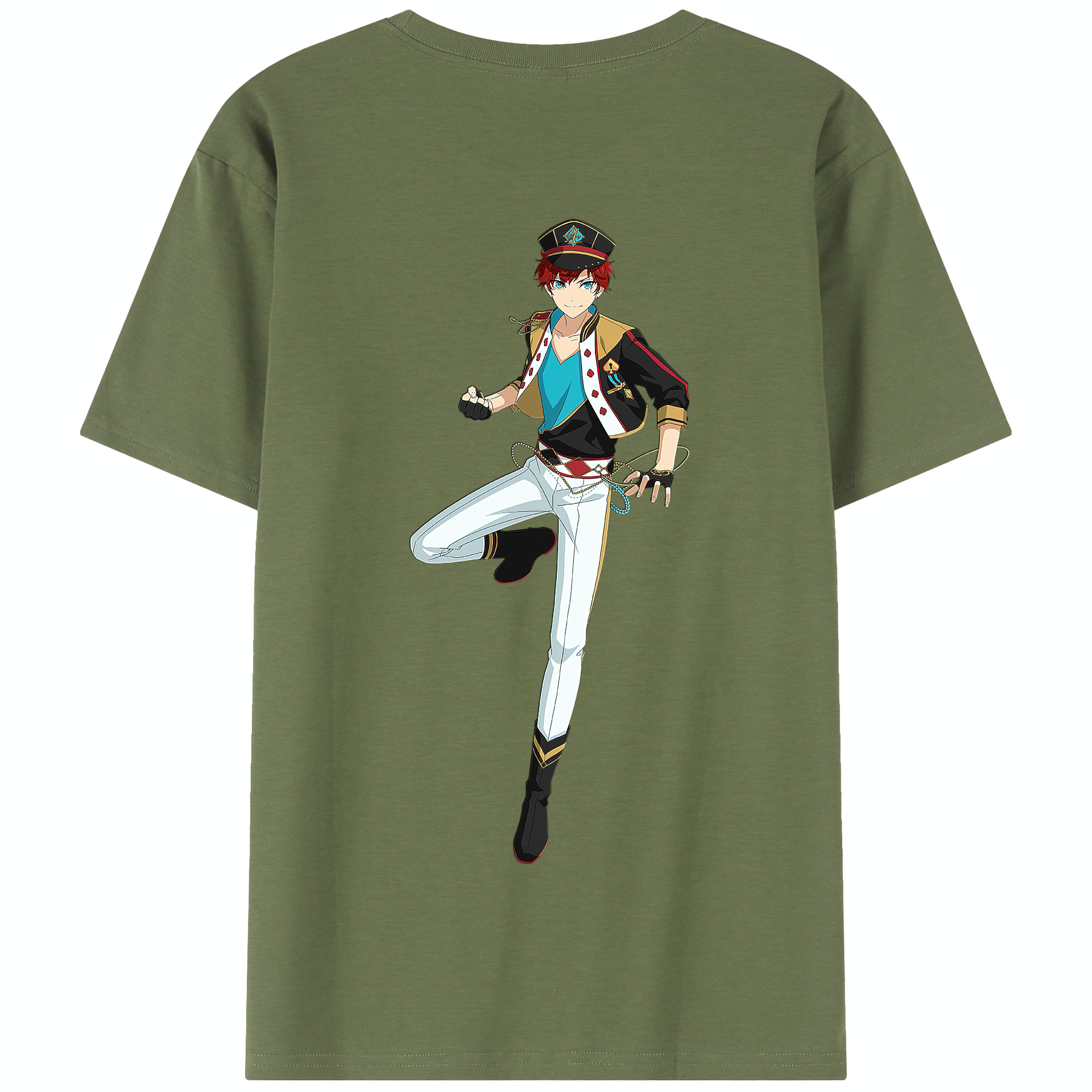 （画像用） あんさんぶるスターズ! Ensemble Stars 綿100％半袖Tシャツ（背面プリント）